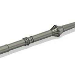 Star Wars Clonetrooper Curuscant guard staff Electrostaff STL
