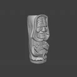 Star Wars Palpatine Tiki Keychain