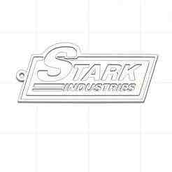 Stark Industries Keychain - Tony Stark