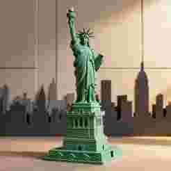 Statue of Liberty 3D Print STL Figurine NYC Landmark