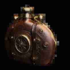 Steampunk Chrono Flask