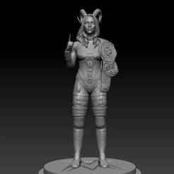 Stephanie Vaquer – WWE World Champion (3D Printable Model)