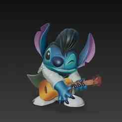Stitch - Collectable figure 16 Elvis