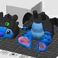 stitch dressed as Toothless - Stitch disguised as Toothless
