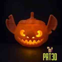 Stitch O'-Lantern Tea Light