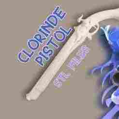 STL Files | Genshin Impact - Clorinde pistol -weapon for cosplay / prop weapon