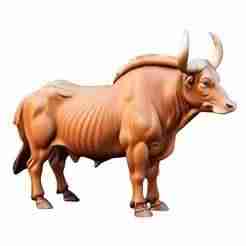 Stylized Bull STL