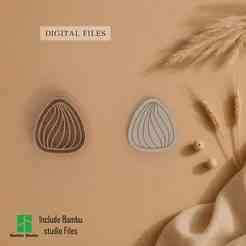 Summer Organic Polymer Clay Cutters | Digital STL File | 4 Sizes
