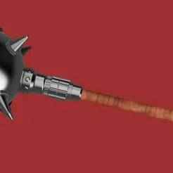 Superman 2025 - Hawkgirl mace 3D model