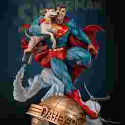 Superman & Krypto - 3D digital STL file
