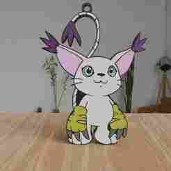 Tailmon-Key ring 2D