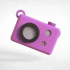 Takopi Happy Camera Keychain