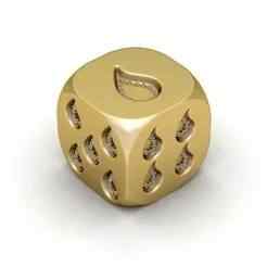 Teardrop Dice Pendant