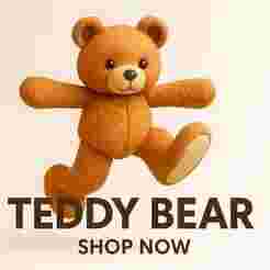 Teddy Bear 3D Model – Cute Printable Toy