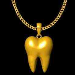 teeth charm 20mm