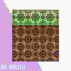 Texture Roller Polymer Clay Damascus| Solid,Hollow| Digital Files for 3D Printing