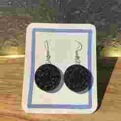 That chocolate cream cookie earrings
