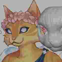 the arcana tarot the star Cat inspired mask for cosplay