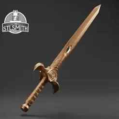 The Avenger Longsword Fable TLC Life Size Prop STL