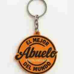 THE BEST GRANDFATHER IN THE WORLD KEYCHAIN