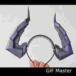 The dragon horns of Jeanne d'Arc Alter (Dragon Witch) from Fate/Grand Order (FGO), used for cosplay.