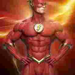 The Flash STL File – 3D Printable Superhero Statue ⚡