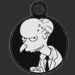 The Simpsons - Mr. Burns Keyring