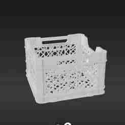 The Space-Saver Crate - Folds Flat for Easy Storage