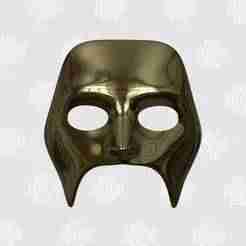 The Weeknd LEG 5 Mask AfterHours Til Dawn 2025 Gold Chrome Mask 3D Model