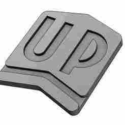 This side UP badge