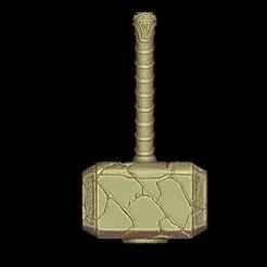 Thor Hammer, Mjolnir, Marvel RIvals Love and Thunder, hammer for cosplay