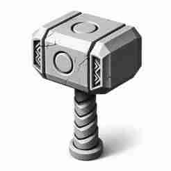 Thor Hammer Showpiece 3D Print – Marvel Inspired Decorative Model