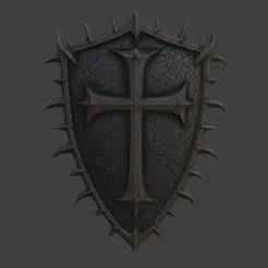 Thorned Cross Shield
