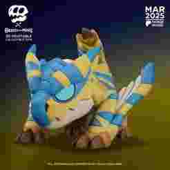 Tigrex MH Beast Mini 3D Printer File STL
