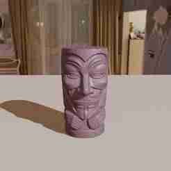 Tiki Anonymous Keychain - Mystery in your Pocket