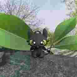 Toothless Keychain STL- Training your dragon