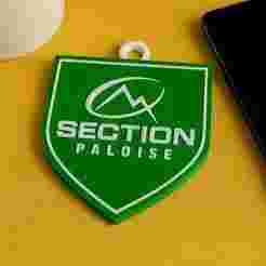 Top 14  Section Paloise keychain badge color printable and renderable