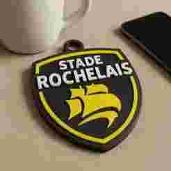 Top 14  Stade Rochelais keychain badge color printable and renderable