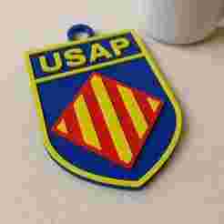 Top 14  Usa Perpignan keychain badge color printable and renderable