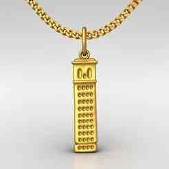 Tower Pendant charm