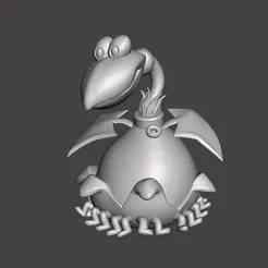 TRAP DOOR THORT BIRD FANTASY FIGURE MODEL TOY SCULPTURE