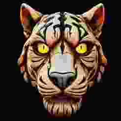 Tribal Tiger Pendant