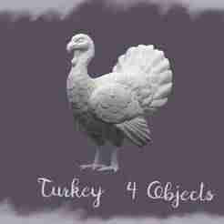Turkey Miniature – 3D Printable Model for Dollhouse & Dioramas