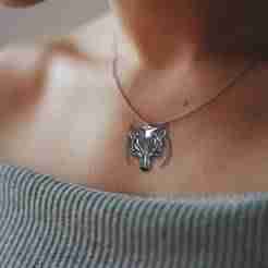 Turkic Mythological Wolf - Börü Logo Pendant