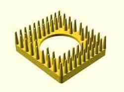 Tuya / Moes TS0044 Wall mount with screw holes