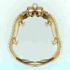 Twin dragon pendant - Dragon pendant - N911116