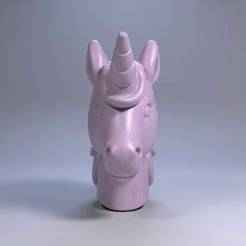 Unicorn Head Keychain | Whimsical 3D STL File for Fantasy Dreamers, Printable Magical Creature Charm