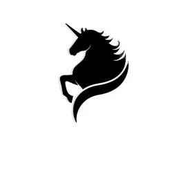 unicorn with its mane flowing into the shape of a crescent moon 5 - 2D/3D Wall Art STL+SVG For CNC Router, Plasma, Waterjet, Laser & 3D Printer