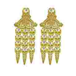 Unique Diamond Drop Dangle Stud Earring