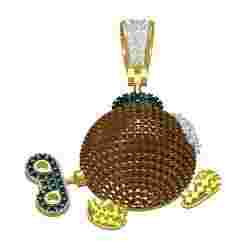 Unique Mario Bomb Diamond Hip Hop Pendant